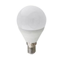 Ecola globe   LED Premium 12,0W G45  220V E14 4000K шар (композит) 90x45 K4QV12ELC