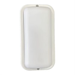 Ecola LED ДПП светильник Прямоугольник накладной IP65 матовый белый 18W 220V 6500K 200x100x40 DPED18ELC