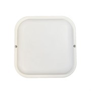 Ecola LED ДПП светильник Квадрат накладной IP65 матовый белый 24W 220V 6500K 190x40 DPKD24ELC