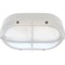 Ecola GX53 LED B4148S светильник накладной IP65 матовый Овал с решеткой алюмин. 2*GX53 Белый 215x135x65 FW53LSECS - фото 3459