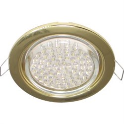 Ecola GX53 H4 Downlight without reflector_gold (светильник) 38x106 - 2pack (кd102) FG53P2ECB - фото 10405