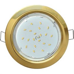 Ecola GX53 H4 Downlight without reflector_gold (светильник) 38x106 (к+) FG53H4ECB - фото 10406