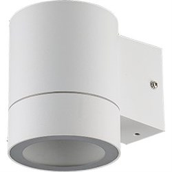 Ecola GX53 LED 8003A светильник накладной IP65 прозрачный Цилиндр металл. 1*GX53 Белый матовый 114x140x90 FW53C1ECH - фото 10550