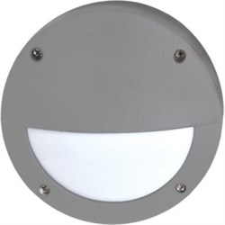 Ecola GX53 LED B4140S светильник накладной IP65 матовый Круг с ресничкой алюмин. 1*GX53 Серый 145x145x65 FS53ESECS - фото 10573