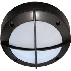 Ecola GX53 LED B4143S светильник накладной IP65 матовый Круг с решеткой алюмин. 1*GX53 Черный 145x145x65 FB53CSECS - фото 10576