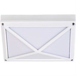 Ecola GX53 LED B4157S светильник накладной IP65 матовый Прямоугольник/Пирамида алюмин. 2*GX53 Белый 215x135x85 FW53PSECS - фото 10580