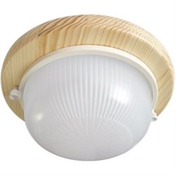 Ecola GX53 LED НБО-03-60-011 светильник Круг накладной IP65 дерево Клен 1*GX53 матовый 220х84 TP53R1ECA - фото 10585