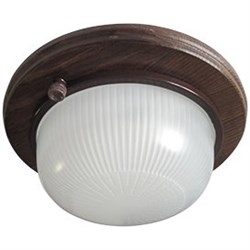 Ecola GX53 LED НБО-03-60-021 светильник Круг накладной IP65 дерево Орех 1*GX53 матовый 220х84 TP53R2ECA - фото 10587