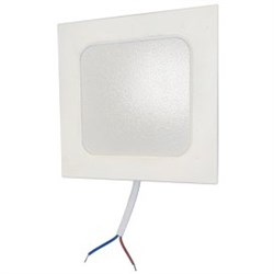 Ecola LED downlight встраив.2011 Квадратный даунлайт с драйвером внутри  9W 220V 4200K 110x110x25 DNRV90ELC - фото 10743