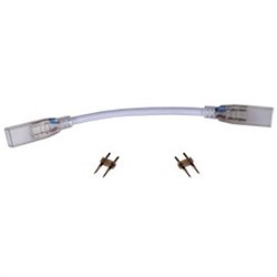 Ecola LED strip 220V connector гибкий соединитель лента-лента 2-х конт с разъемами для ленты IP68 12x7 SCVN12ESB - фото 10890