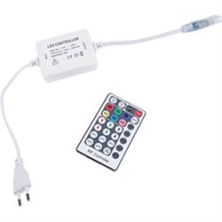 Ecola LED strip 220V RGB  RF controller (IP20)  600W 2,7A для ленты 220V 14x7 IP68 с радиопультом RF1406KSB - фото 10916