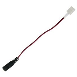 Ecola LED strip connector переходник с разъема штырькового (мама) на зажимной 2-х конт.  8mm уп. 3 шт. SC28TCESB - фото 11054