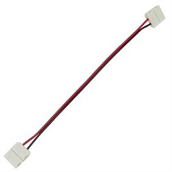 Ecola LED strip connector соед. кабель с двумя 2-х конт. зажимными разъемами 10mm 15 см. уп. 3 шт. SC21C2ESB - фото 11074