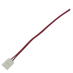 Ecola LED strip connector соед. кабель с одним 2-х конт. зажимным разъемом  8mm 15 см. уп. 3 шт. SC28C1ESB - фото 11078