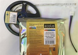 Ecola LED strip PRO  4,8W/m 12V IP20  8mm  60Led/m RGB разноцветная светодиодная лента на катушке  5м. P2LF05ESB - фото 11150