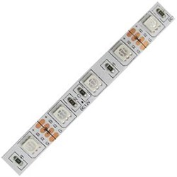 Ecola LED strip PRO 14.4W/m 12V IP20 10mm 60Led/m RGB разноцветная светодиодная лента  1м. P2LM1411B - фото 11204