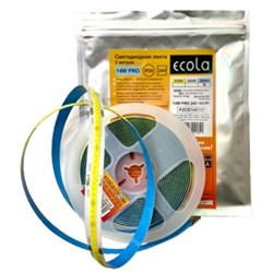 Ecola LED strip PRO 14W/m 24V IP20 10mm COB 330Led/m 6000K 1400Lm/m светодиодная лента на катушке  5м. P2CD14ESB - фото 11225