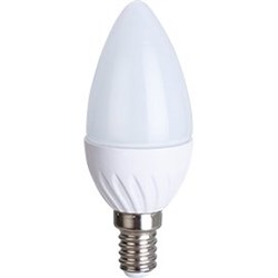 Ecola Light candle   LED  6,0W 220V E14 2700K свеча 100x37 C4TW60ELC - фото 11357