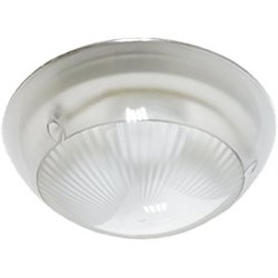 Ecola Light GX53 LED ДПП (DPP) 03-18 светильник "Сириус" Круг накладной IP65 3*GX53 прозрачный белый 280х280х90 TS53T3ECR - фото 11397