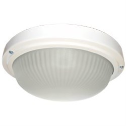 Ecola Light GX53 LED ДПП 03-18-103 светильник  Круг накладной IP65 3*GX53 матовое стекло белый 280х280х90 TR53L3ECR - фото 11401