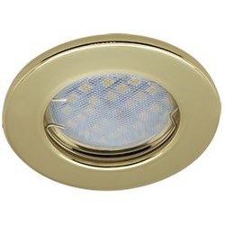 Ecola Light MR16 DL90 GU5.3 Светильник встр. плоский Золото 30x80 - 2pack (кd74) FG1621EFY - фото 11428