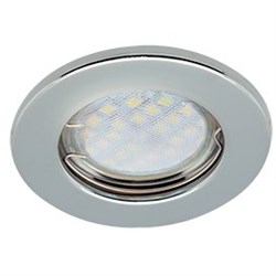 Ecola Light MR16 DL90 GU5.3 Светильник встр. плоский Хром 30x80 - 2pack (кd74) FC1621EFY - фото 11435