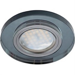 Ecola MR16 DL1650 GU5.3 Glass Стекло Круг Черный / Черный хром 25x95 (кd74) FB1650EFF - фото 11626