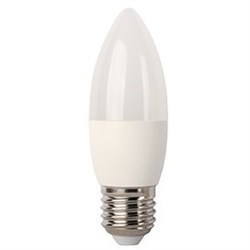 Ecola candle   LED  8,0W 220V E27 6000K свеча (композит) 100x37 C7LD80ELC - фото 2666