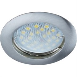 Ecola MR16 DL100 GU5.3 Светильник встр. литой Сатин-Хром 24x75 FN1601EFF - фото 4465