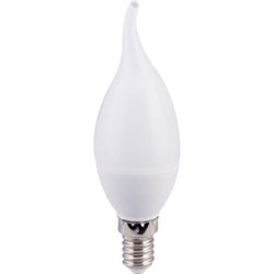 Ecola candle   LED  6,0W 220V E14 4000K свеча на ветру (композит) 129x37 C4YV60ELC - фото 9767