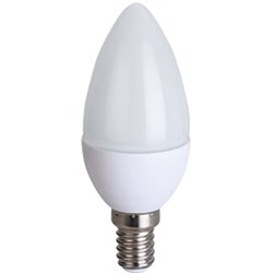 Ecola candle   LED  8,0W 220V E14 2700K свеча (композит) 100x37 C4LW80ELC - фото 9777