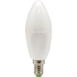 Ecola candle   LED Premium  7,0W 220V E14 4000K свеча (композит) 105x37 C4RV70ELC - фото 9814