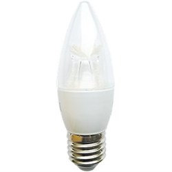 Ecola candle   LED Premium  8,0W 220V  E27 2700K прозрачная свеча с линзой (композит) 105x37 C7QW80ELC - фото 9825