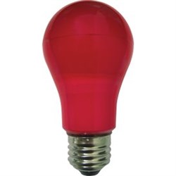 Ecola classic   LED color  8,0W A55 220V E27 Red Красная 360° (композит) 108x55 K7CR80ELY - фото 9855