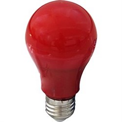 Ecola classic   LED color 12,0W A60 220V E27 Red Красная 360° (композит) 110x60 K7CR12ELY - фото 9859