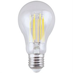 Ecola classic   LED Premium 13,0W A60 220-240V E27 2700K 360° filament прозр. нитевидная (Ra 80, 100 Lm/W, КП=0) 110x60 N7LW13ELC - фото 9875