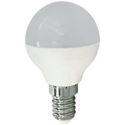 Ecola globe   LED  5,4W G45  220V E14 2700K шар (композит) 82x45 K4GW54ELC - фото 9935