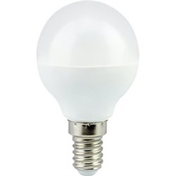 Ecola globe   LED  7,0W G45  220V E14 2700K шар (композит) 82x45 K4GW70ELC - фото 9938