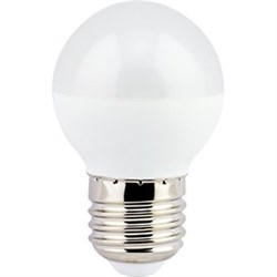 Ecola globe   LED  7,0W G45  220V E27 2700K шар (композит) 82x45 K7GW70ELC - фото 9941