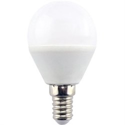 Ecola globe   LED  8,0W G45  220V E14 2700K шар (композит) 78x45 K4GW80ELC - фото 9944