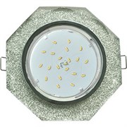 Ecola GX53 H4 5312 Glass Стекло 8-угольник с прямыми гранями хром - серебряный блеск 38x133 (к+) FS538AECH