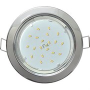 Ecola GX53 H4 Downlight without reflector_chrome (светильник) 38x106 (к+) FC53H4ECB