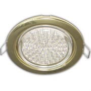 Ecola GX53 H4 Downlight without reflector_gold (светильник) 38x106 - 10 pack (кd102) FG5310ECB