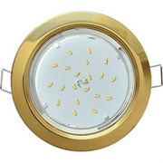 Ecola GX53 H4 Downlight without reflector_gold (светильник) 38x106 (к+) FG53H4ECB