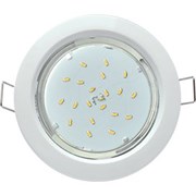 Ecola GX53 H4 Downlight without reflector_white (светильник) 38x106 (к+) FW53H4ECB