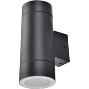 Ecola GX53 LED 8013A светильник накладной IP65 прозрачный Цилиндр металл. 2*GX53 Черный 205x140x90 FB53C2ECH