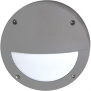 Ecola GX53 LED B4140S светильник накладной IP65 матовый Круг с ресничкой алюмин. 1*GX53 Серый 145x145x65 FS53ESECS