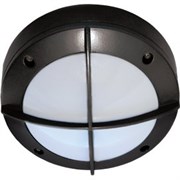 Ecola GX53 LED B4143S светильник накладной IP65 матовый Круг с решеткой алюмин. 1*GX53 Черный 145x145x65 FB53CSECS