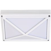 Ecola GX53 LED B4157S светильник накладной IP65 матовый Прямоугольник/Пирамида алюмин. 2*GX53 Белый 215x135x85 FW53PSECS