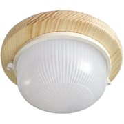 Ecola GX53 LED НБО-03-60-011 светильник Круг накладной IP65 дерево Клен 1*GX53 матовый 220х84 TP53R1ECA